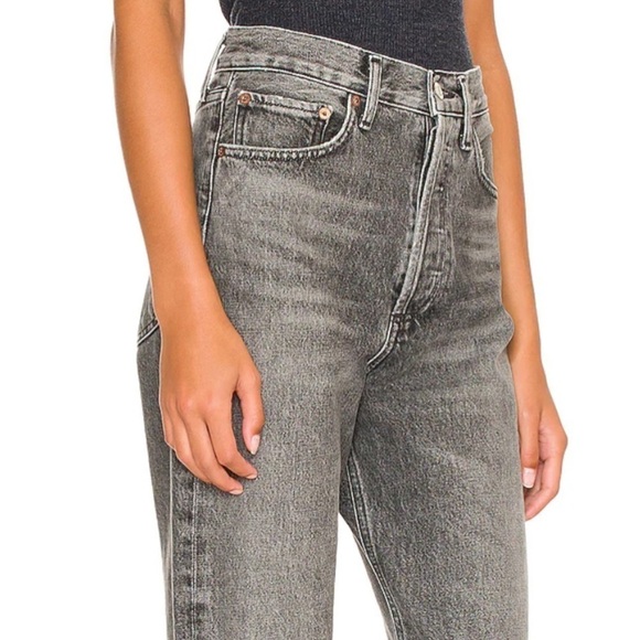 AGOLDE 90's Mid Rise Loose Jeans in Outline - Picture 11 of 12